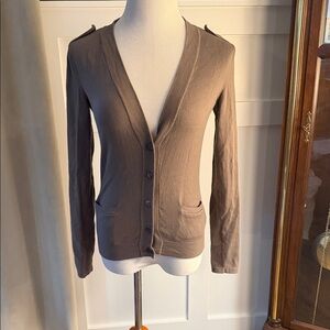 💕 Jacob Women's Taupe Cardigan Sweater